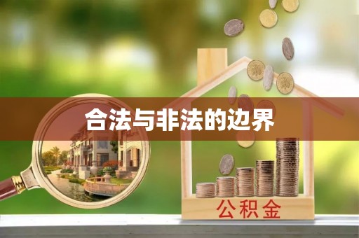 京山合法与非法的边界