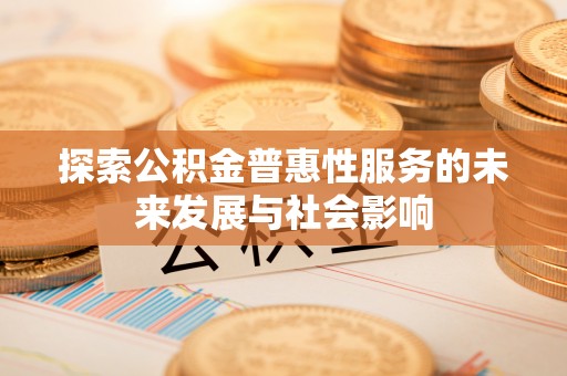 京山探索公积金普惠性服务的未来发展与社会影响