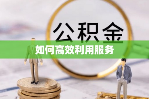 京山如何高效利用服务