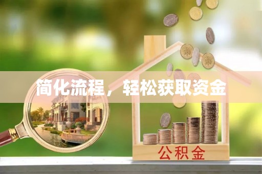 京山简化流程，轻松获取资金